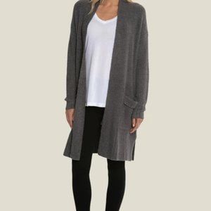 Barefoot Dreams Long Weekend Cardigan XS Ash